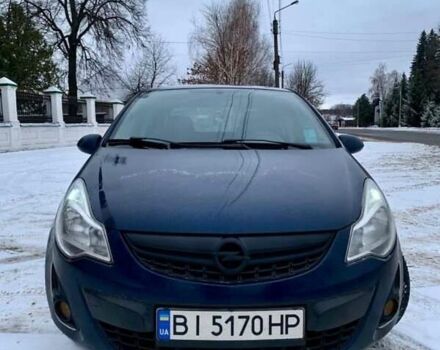 Синий Опель Корса, объемом двигателя 1.3 л и пробегом 240 тыс. км за 4950 $, фото 1 на Automoto.ua
