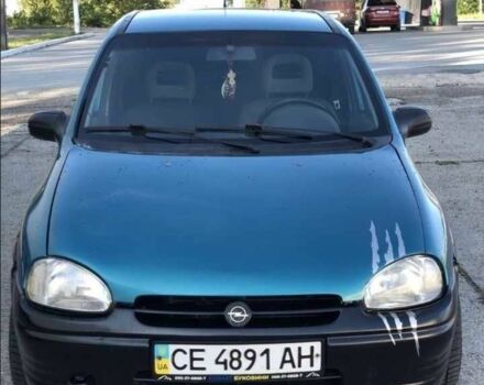 Зеленый Опель Корса, объемом двигателя 1.2 л и пробегом 248 тыс. км за 1400 $, фото 4 на Automoto.ua