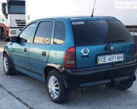 Зеленый Опель Корса, объемом двигателя 1.2 л и пробегом 248 тыс. км за 1400 $, фото 3 на Automoto.ua