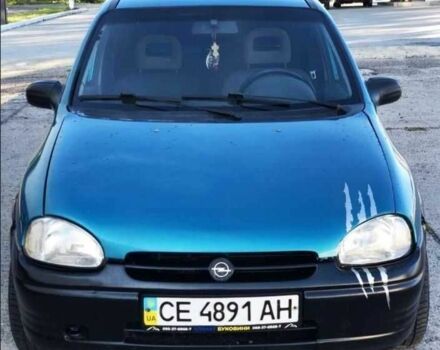 Зеленый Опель Корса, объемом двигателя 1.2 л и пробегом 248 тыс. км за 1400 $, фото 2 на Automoto.ua