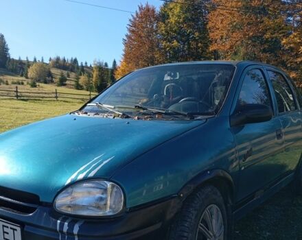 Зеленый Опель Корса, объемом двигателя 1.2 л и пробегом 248 тыс. км за 1400 $, фото 1 на Automoto.ua