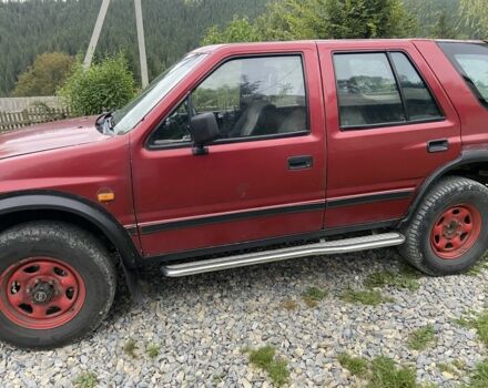 Красный Опель Фронтера, объемом двигателя 2.8 л и пробегом 400 тыс. км за 3300 $, фото 5 на Automoto.ua