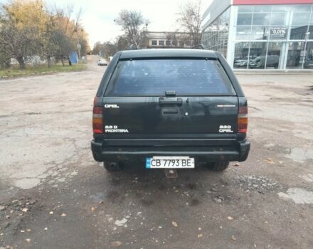 Синий Опель Фронтера, объемом двигателя 2.3 л и пробегом 260 тыс. км за 2500 $, фото 4 на Automoto.ua