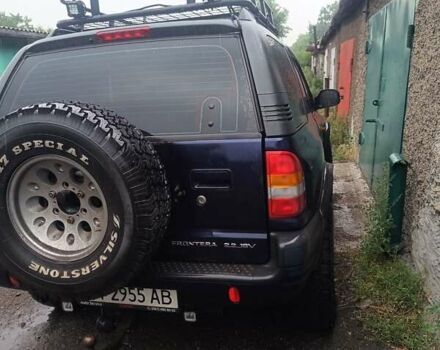 Синий Опель Фронтера, объемом двигателя 2.2 л и пробегом 176 тыс. км за 6000 $, фото 2 на Automoto.ua