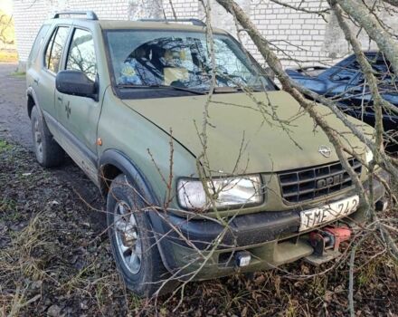 Зеленый Опель Фронтера, объемом двигателя 2.2 л и пробегом 396 тыс. км за 2600 $, фото 1 на Automoto.ua