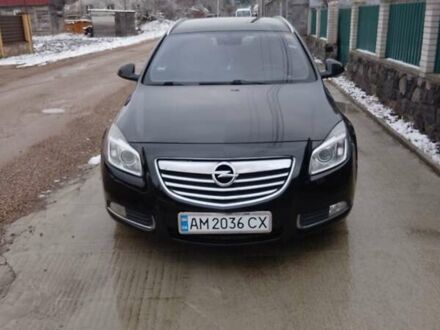 Чорний Опель Інсігнія, об'ємом двигуна 2 л та пробігом 217 тис. км за 9250 $, фото 1 на Automoto.ua