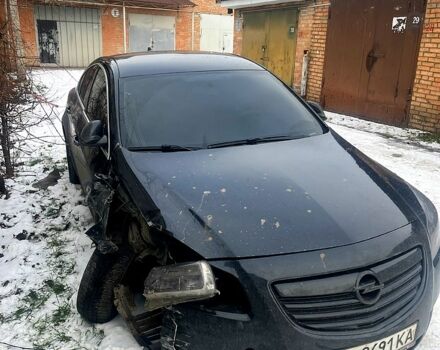 Чорний Опель Інсігнія, об'ємом двигуна 2 л та пробігом 248 тис. км за 4800 $, фото 1 на Automoto.ua