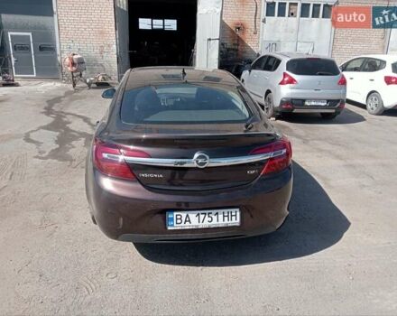 Коричневый Опель Инсигния, объемом двигателя 1.96 л и пробегом 193 тыс. км за 13700 $, фото 3 на Automoto.ua