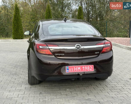 Коричневый Опель Инсигния, объемом двигателя 1.6 л и пробегом 158 тыс. км за 13800 $, фото 5 на Automoto.ua