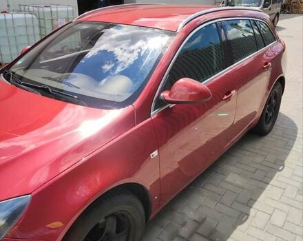 Красный Опель Инсигния, объемом двигателя 1.96 л и пробегом 217 тыс. км за 7400 $, фото 3 на Automoto.ua