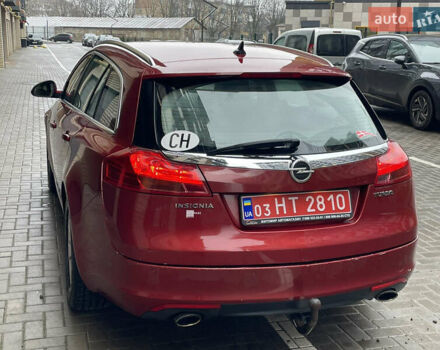 Червоний Опель Інсігнія, об'ємом двигуна 2 л та пробігом 210 тис. км за 6750 $, фото 12 на Automoto.ua