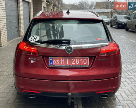 Червоний Опель Інсігнія, об'ємом двигуна 2 л та пробігом 210 тис. км за 6750 $, фото 13 на Automoto.ua