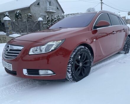 Красный Опель Инсигния, объемом двигателя 2 л и пробегом 204 тыс. км за 8000 $, фото 1 на Automoto.ua