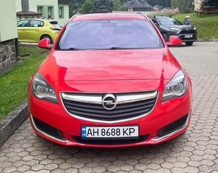 Красный Опель Инсигния, объемом двигателя 1.96 л и пробегом 217 тыс. км за 10400 $, фото 1 на Automoto.ua