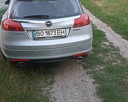 Серый Опель Инсигния, объемом двигателя 2 л и пробегом 245 тыс. км за 6700 $, фото 4 на Automoto.ua