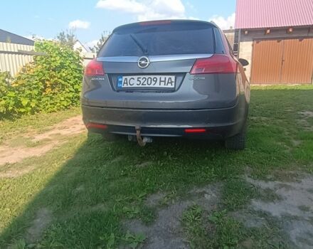 Серый Опель Инсигния, объемом двигателя 2 л и пробегом 238 тыс. км за 6500 $, фото 2 на Automoto.ua