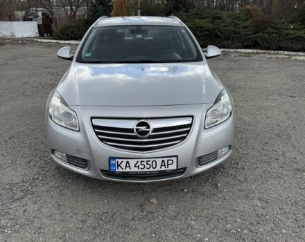Серый Опель Инсигния, объемом двигателя 2 л и пробегом 265 тыс. км за 6800 $, фото 1 на Automoto.ua