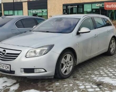 Серый Опель Инсигния, объемом двигателя 1.96 л и пробегом 315 тыс. км за 7900 $, фото 1 на Automoto.ua