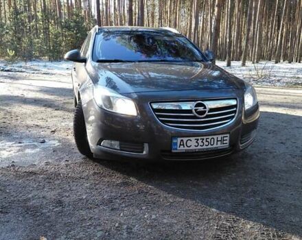Серый Опель Инсигния, объемом двигателя 2 л и пробегом 238 тыс. км за 8100 $, фото 1 на Automoto.ua