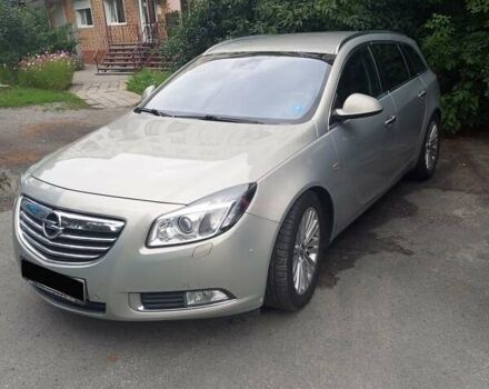 Серый Опель Инсигния, объемом двигателя 1.96 л и пробегом 264 тыс. км за 9500 $, фото 1 на Automoto.ua