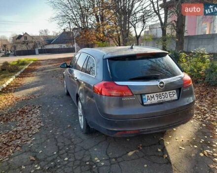 Серый Опель Инсигния, объемом двигателя 2 л и пробегом 150 тыс. км за 8700 $, фото 1 на Automoto.ua