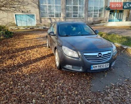Серый Опель Инсигния, объемом двигателя 2 л и пробегом 150 тыс. км за 8700 $, фото 2 на Automoto.ua