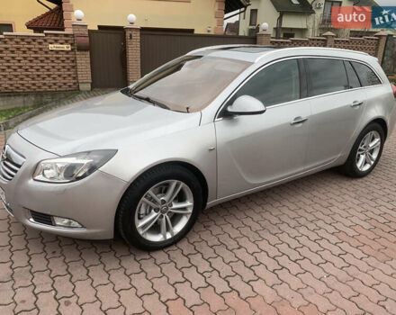 Серый Опель Инсигния, объемом двигателя 1.96 л и пробегом 215 тыс. км за 7750 $, фото 14 на Automoto.ua