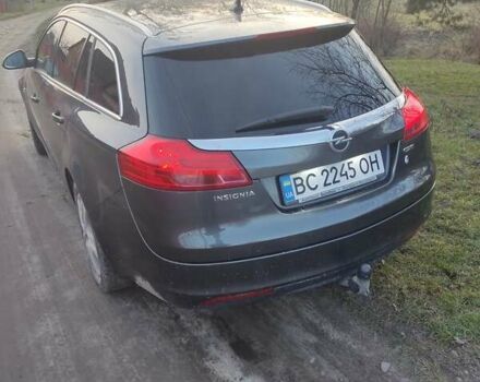 Серый Опель Инсигния, объемом двигателя 1.96 л и пробегом 171 тыс. км за 7299 $, фото 5 на Automoto.ua