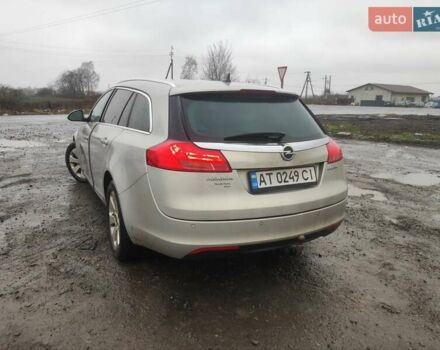 Серый Опель Инсигния, объемом двигателя 1.96 л и пробегом 256 тыс. км за 8300 $, фото 3 на Automoto.ua