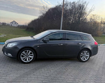 Серый Опель Инсигния, объемом двигателя 2 л и пробегом 213 тыс. км за 8950 $, фото 2 на Automoto.ua