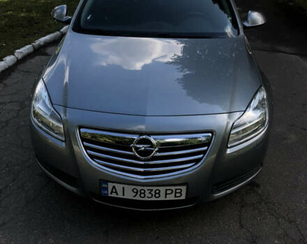 Серый Опель Инсигния, объемом двигателя 2 л и пробегом 174 тыс. км за 7800 $, фото 4 на Automoto.ua
