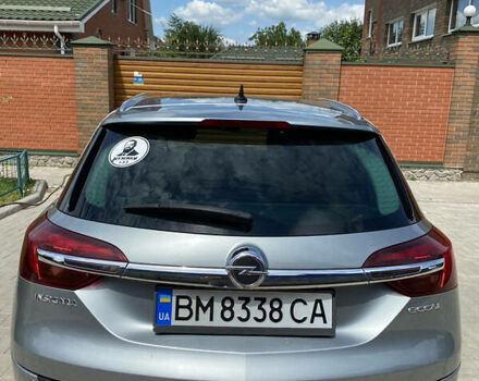 Серый Опель Инсигния, объемом двигателя 2 л и пробегом 211 тыс. км за 9500 $, фото 4 на Automoto.ua