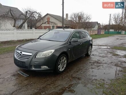 Серый Опель Инсигния, объемом двигателя 1.96 л и пробегом 255 тыс. км за 4500 $, фото 1 на Automoto.ua