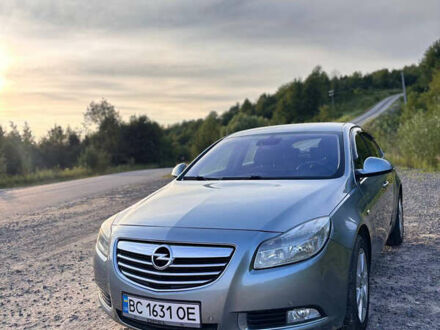 Серый Опель Инсигния, объемом двигателя 1.96 л и пробегом 216 тыс. км за 8500 $, фото 1 на Automoto.ua