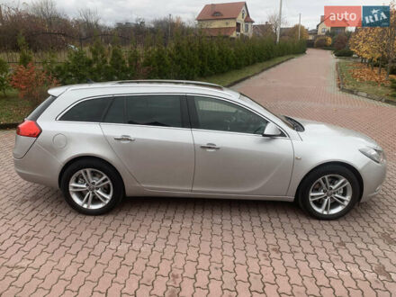 Серый Опель Инсигния, объемом двигателя 1.96 л и пробегом 215 тыс. км за 7750 $, фото 1 на Automoto.ua