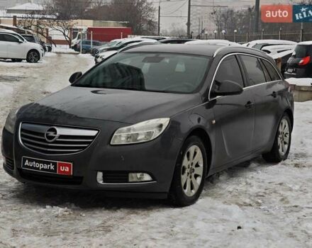Серый Опель Инсигния, объемом двигателя 2 л и пробегом 240 тыс. км за 7990 $, фото 1 на Automoto.ua