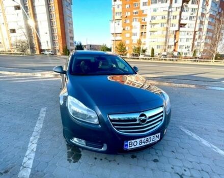 Серый Опель Инсигния, объемом двигателя 1.96 л и пробегом 218 тыс. км за 7350 $, фото 1 на Automoto.ua