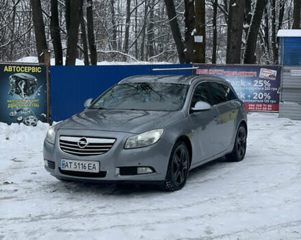 Серый Опель Инсигния, объемом двигателя 1.96 л и пробегом 390 тыс. км за 5950 $, фото 1 на Automoto.ua
