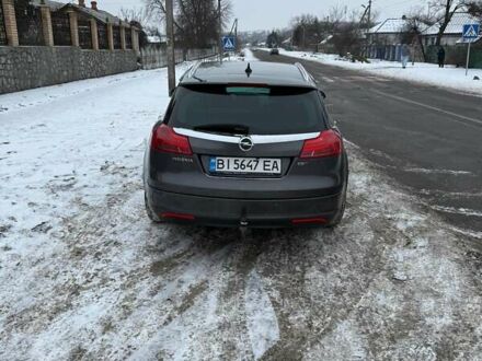 Серый Опель Инсигния, объемом двигателя 1.96 л и пробегом 214 тыс. км за 8200 $, фото 1 на Automoto.ua