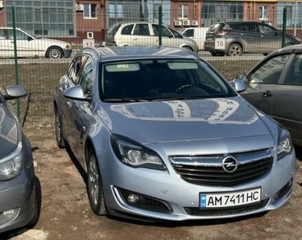 Серый Опель Инсигния, объемом двигателя 2 л и пробегом 215 тыс. км за 11200 $, фото 1 на Automoto.ua