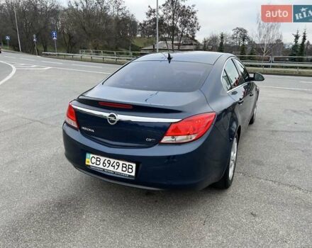 Синий Опель Инсигния, объемом двигателя 1.96 л и пробегом 277 тыс. км за 8250 $, фото 4 на Automoto.ua