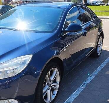 Синий Опель Инсигния, объемом двигателя 1.96 л и пробегом 190 тыс. км за 7500 $, фото 7 на Automoto.ua