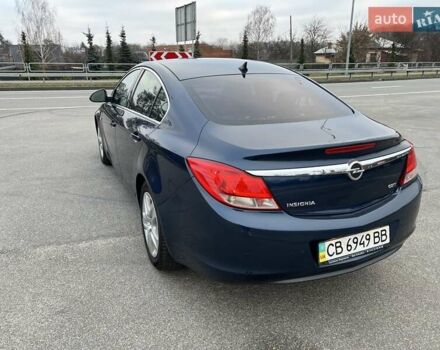 Синий Опель Инсигния, объемом двигателя 1.96 л и пробегом 277 тыс. км за 8250 $, фото 2 на Automoto.ua