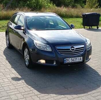 Синий Опель Инсигния, объемом двигателя 2 л и пробегом 252 тыс. км за 6299 $, фото 13 на Automoto.ua