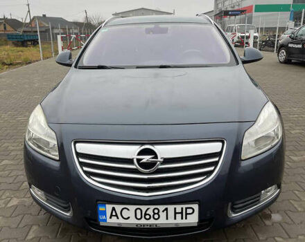 Синий Опель Инсигния, объемом двигателя 1.96 л и пробегом 246 тыс. км за 6650 $, фото 2 на Automoto.ua