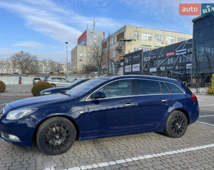 Синий Опель Инсигния, объемом двигателя 1.96 л и пробегом 265 тыс. км за 6600 $, фото 4 на Automoto.ua
