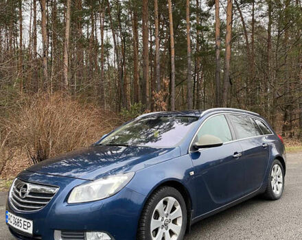 Синий Опель Инсигния, объемом двигателя 1.96 л и пробегом 246 тыс. км за 7900 $, фото 3 на Automoto.ua