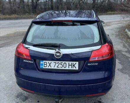 Синий Опель Инсигния, объемом двигателя 1.96 л и пробегом 298 тыс. км за 7200 $, фото 1 на Automoto.ua
