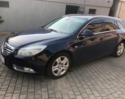 Синий Опель Инсигния, объемом двигателя 2 л и пробегом 238 тыс. км за 7200 $, фото 1 на Automoto.ua