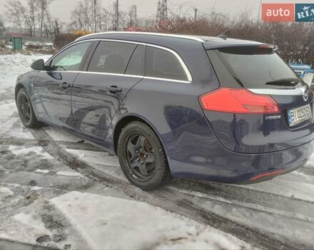 Синий Опель Инсигния, объемом двигателя 1.96 л и пробегом 250 тыс. км за 6500 $, фото 5 на Automoto.ua